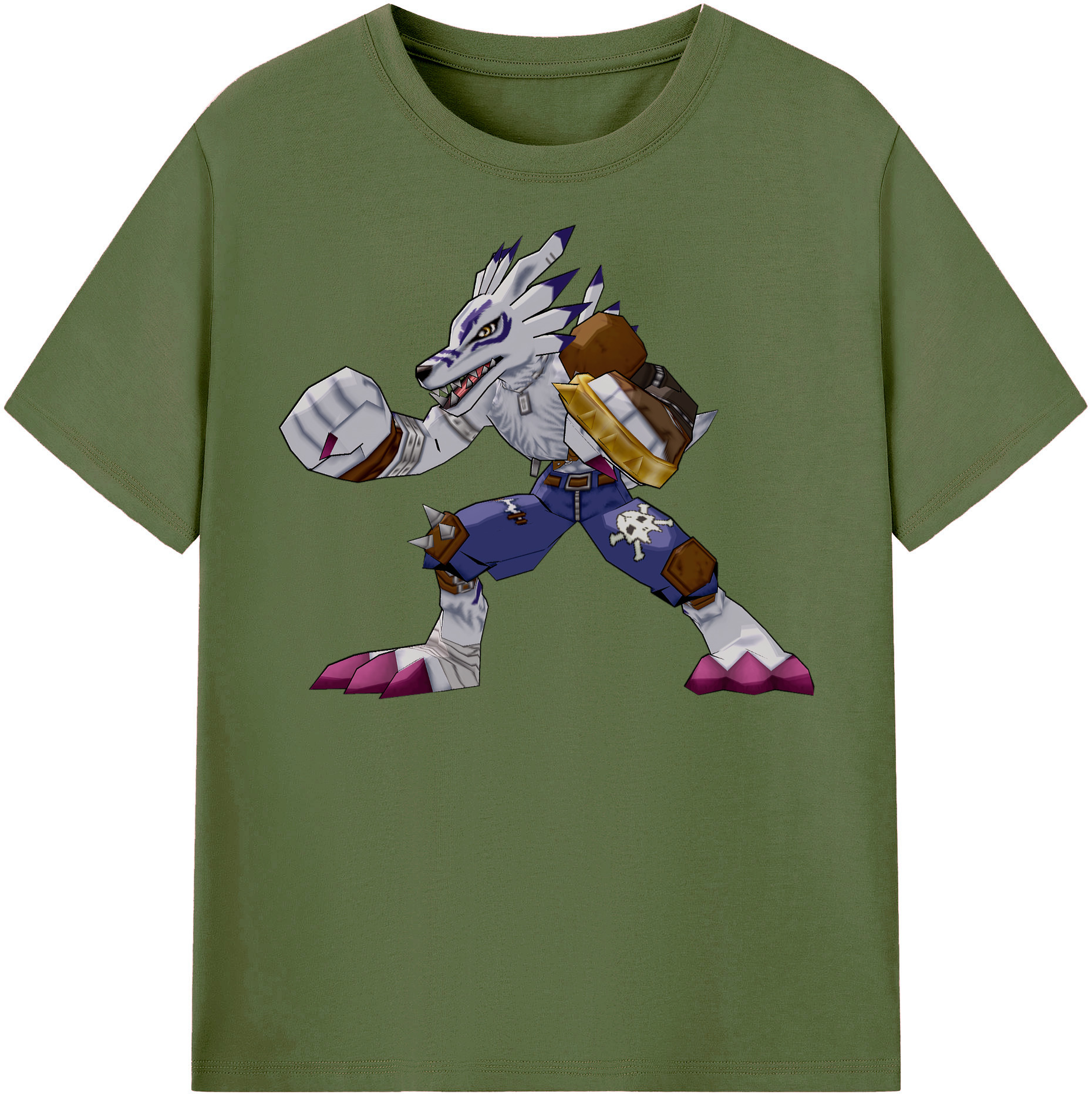 （画像用） Digimon デジタルモンスター/デジモン 綿100％半袖Tシャツ（フロントプリント）